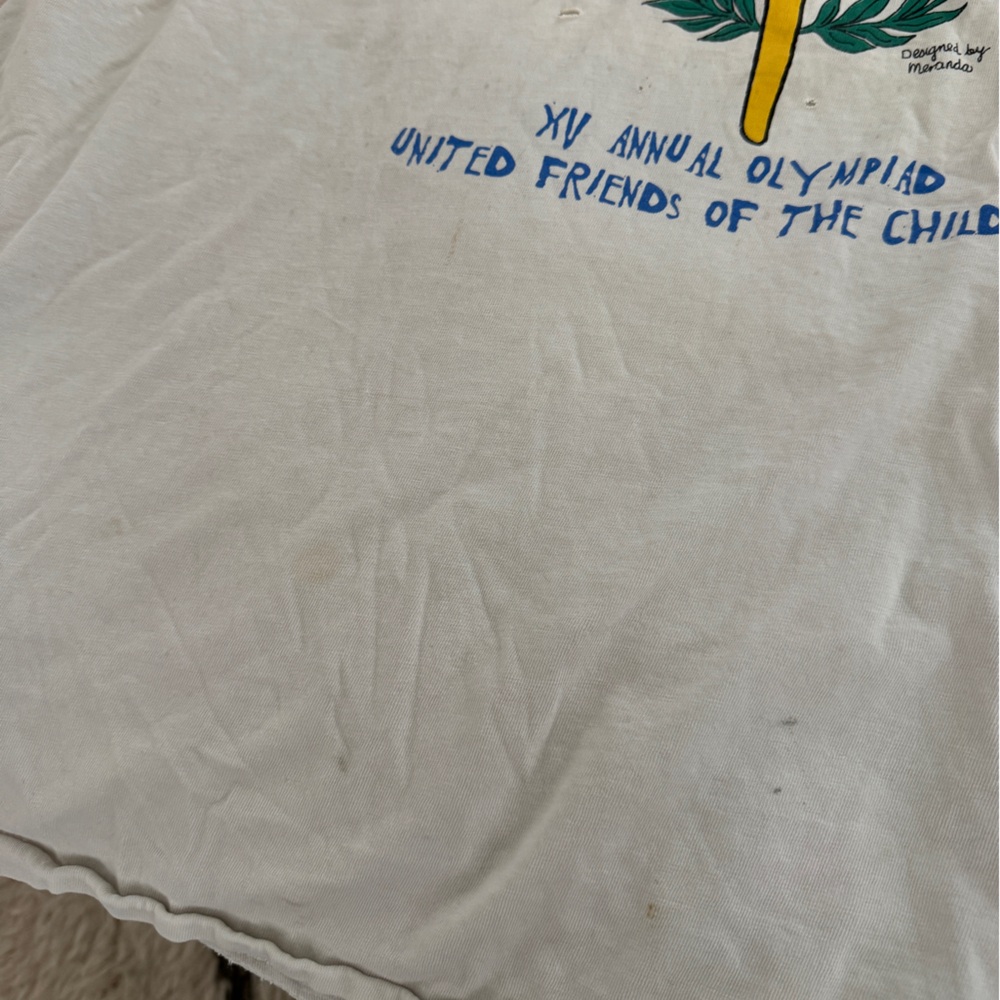 Vintage Adidas Annual Olympiad United Friends of the Children *FLAW* - Picture 8 of 9